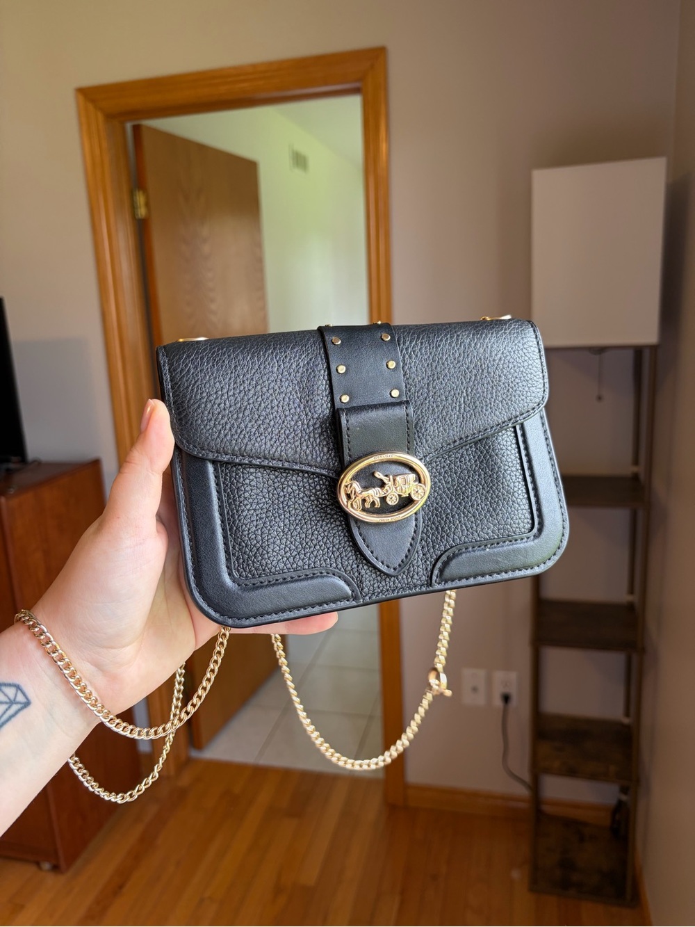 Coach Georgie Crossbody with Rivets